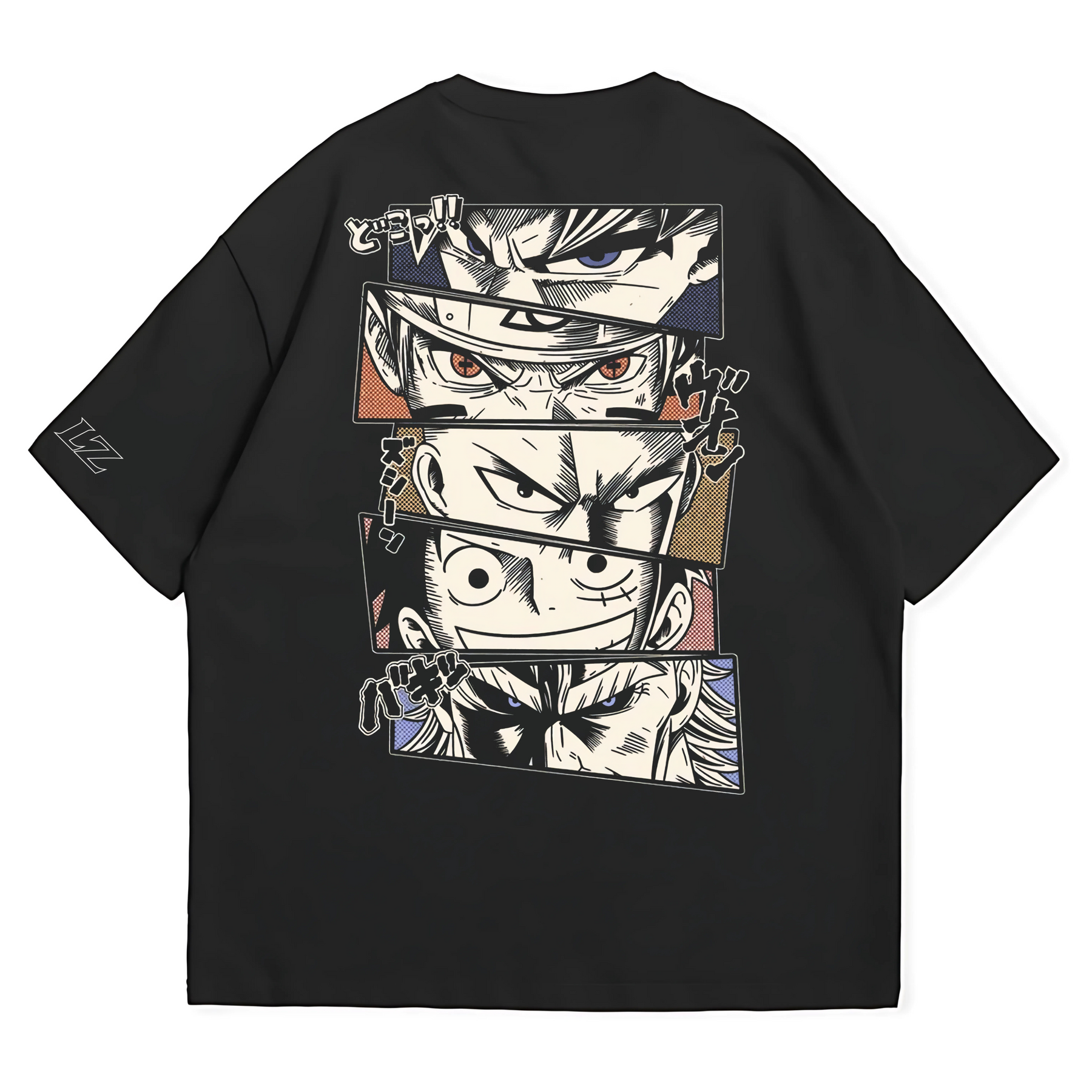 Blusa Oversized Unissex One Piece Dragon Ball Naruto