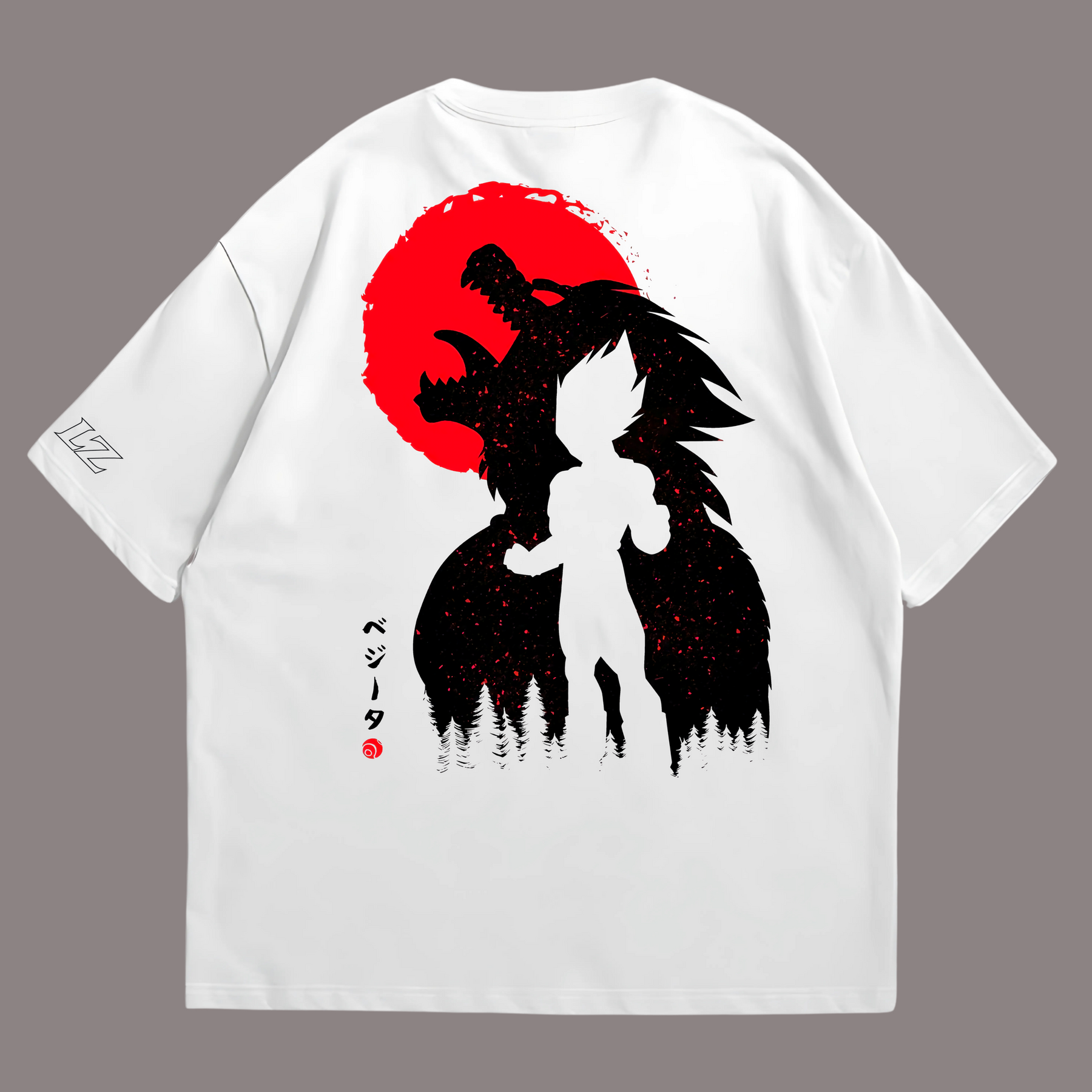 Blusa Oversized Unissex Vegeta Dragon Ball