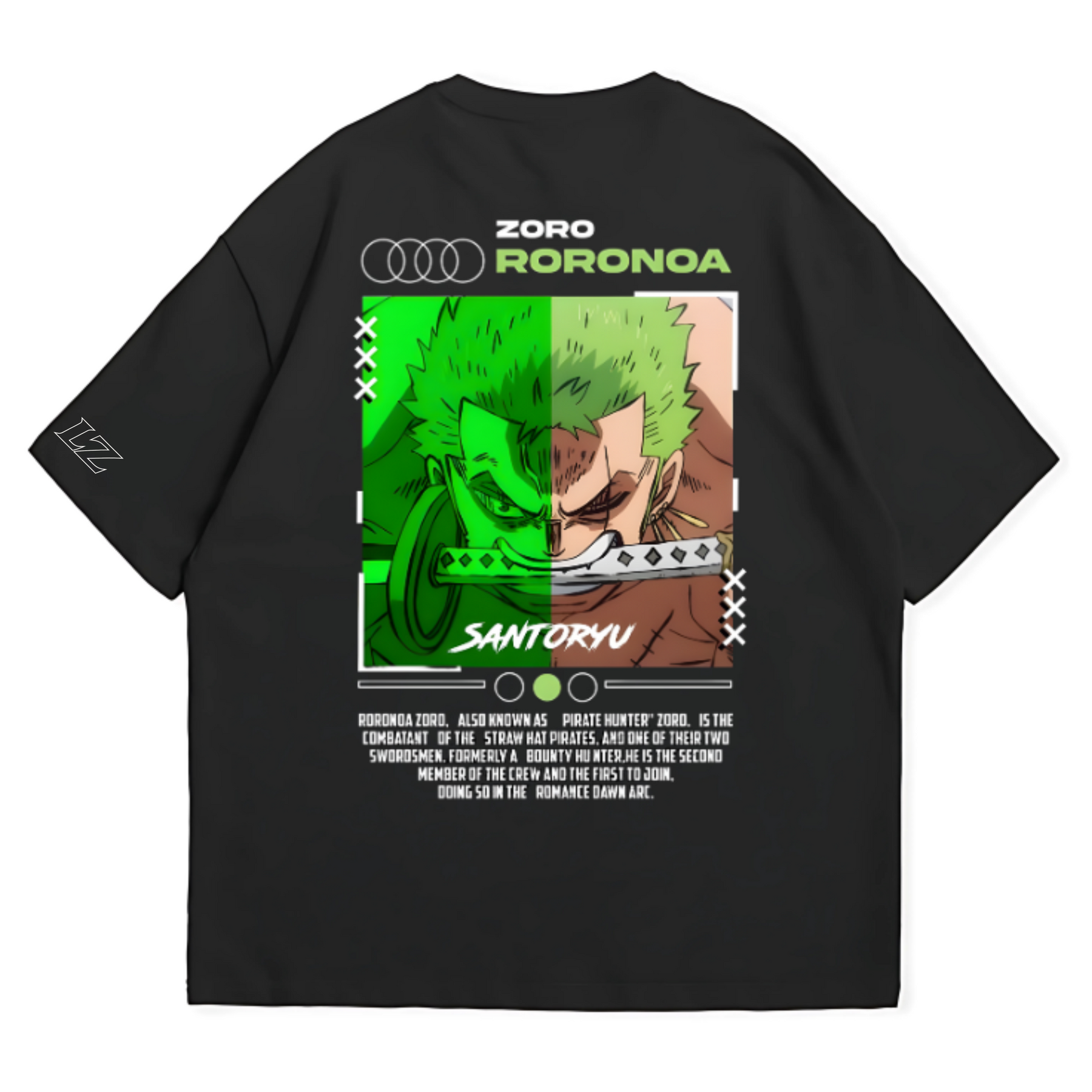 Blusa Oversized Unissex Zoro One Piece