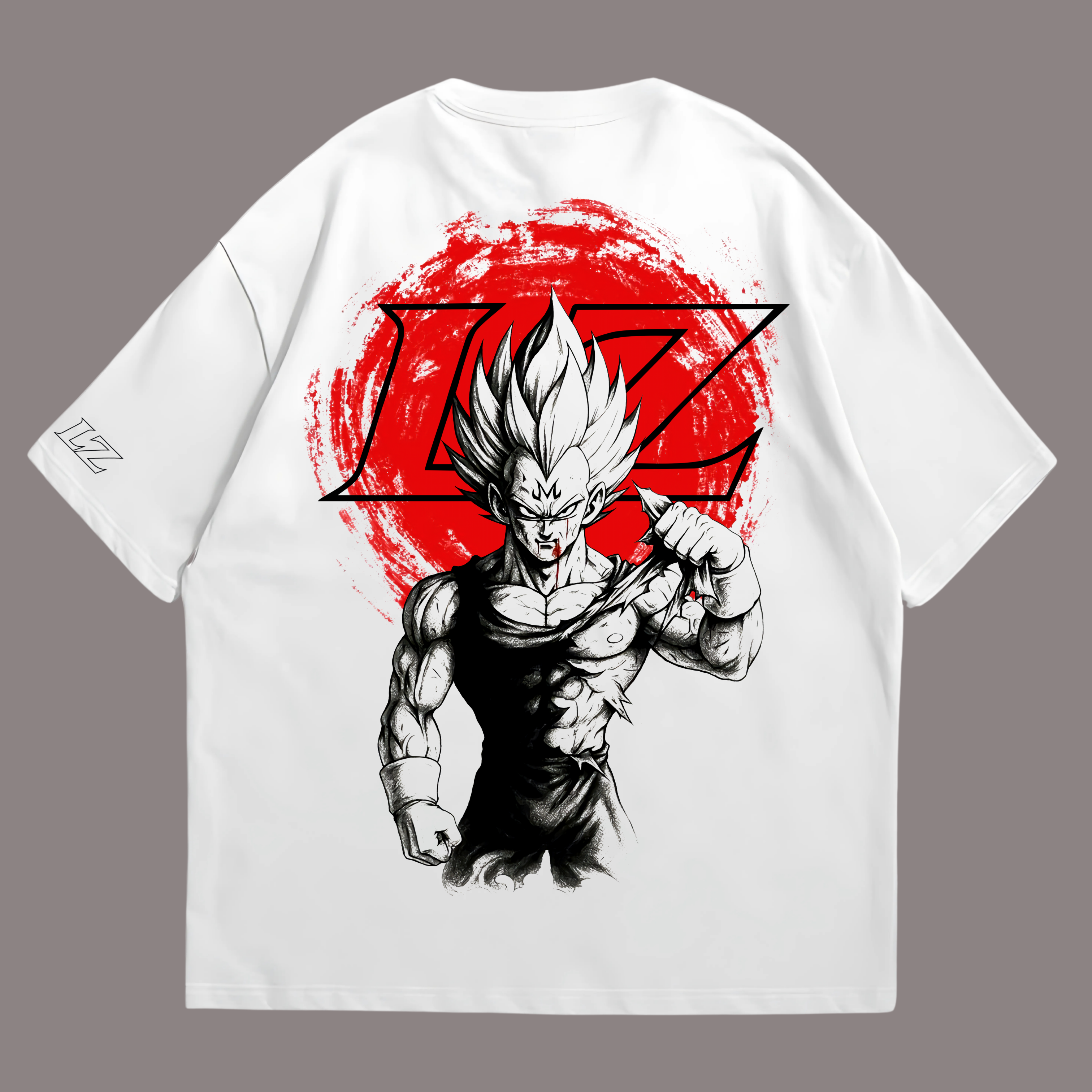 Blusa Oversized Unissex Vegeta Dragon Ball