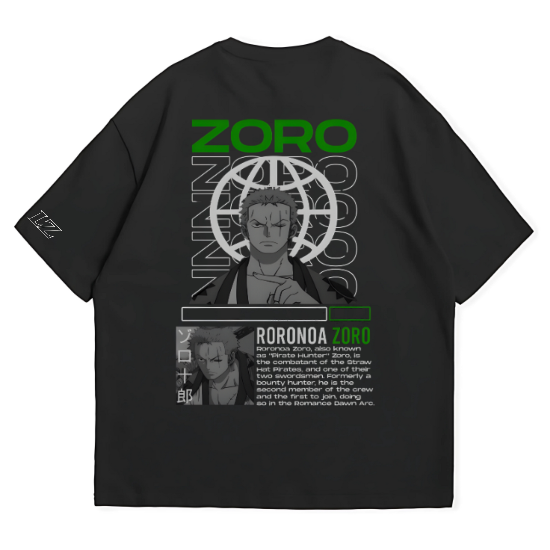 Blusa Oversized Unissex Zoro One Piece