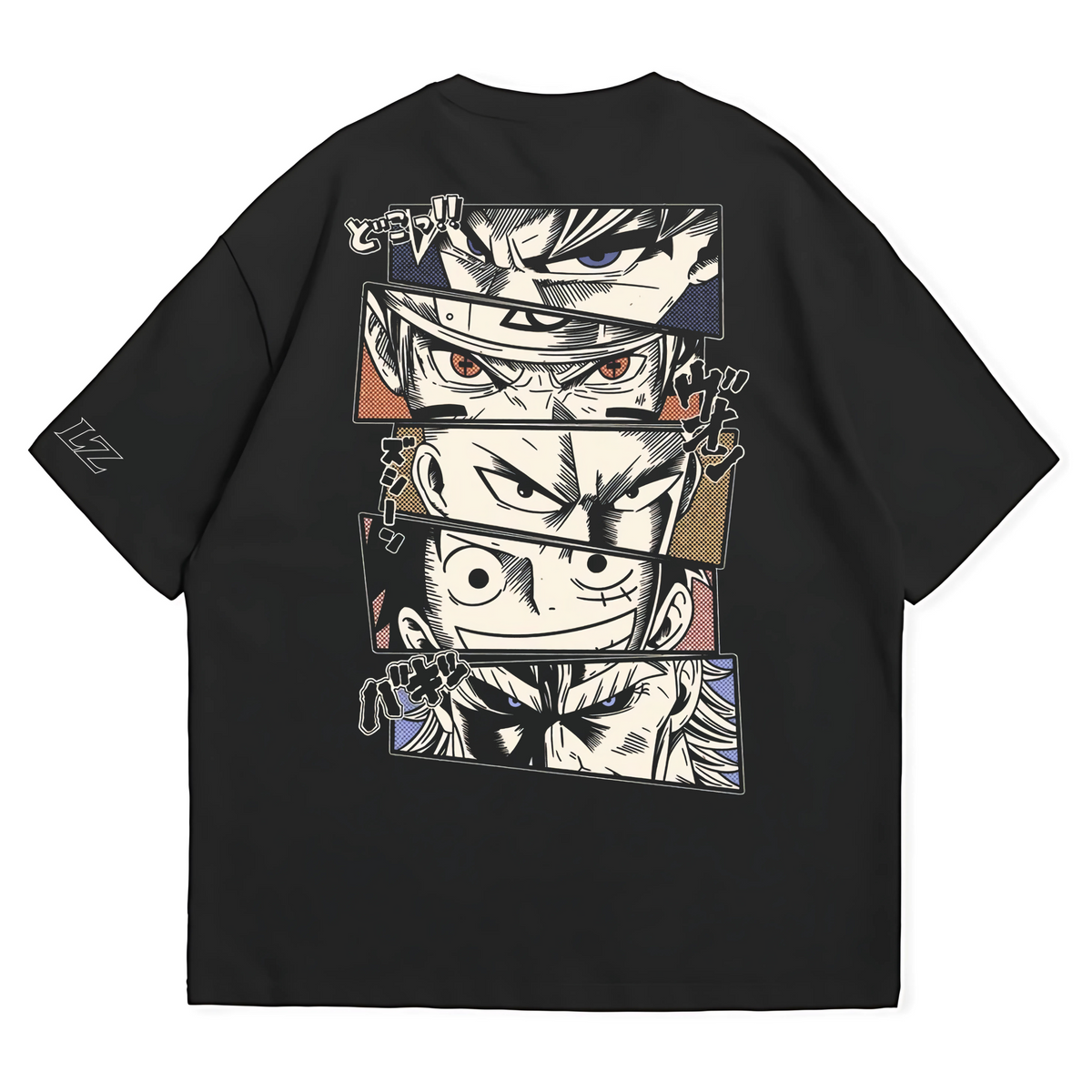 Blusa Oversized Unissex One Piece Dragon Ball Naruto