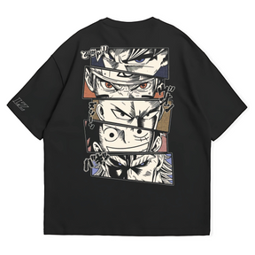 Blusa Oversized Unissex One Piece Dragon Ball Naruto