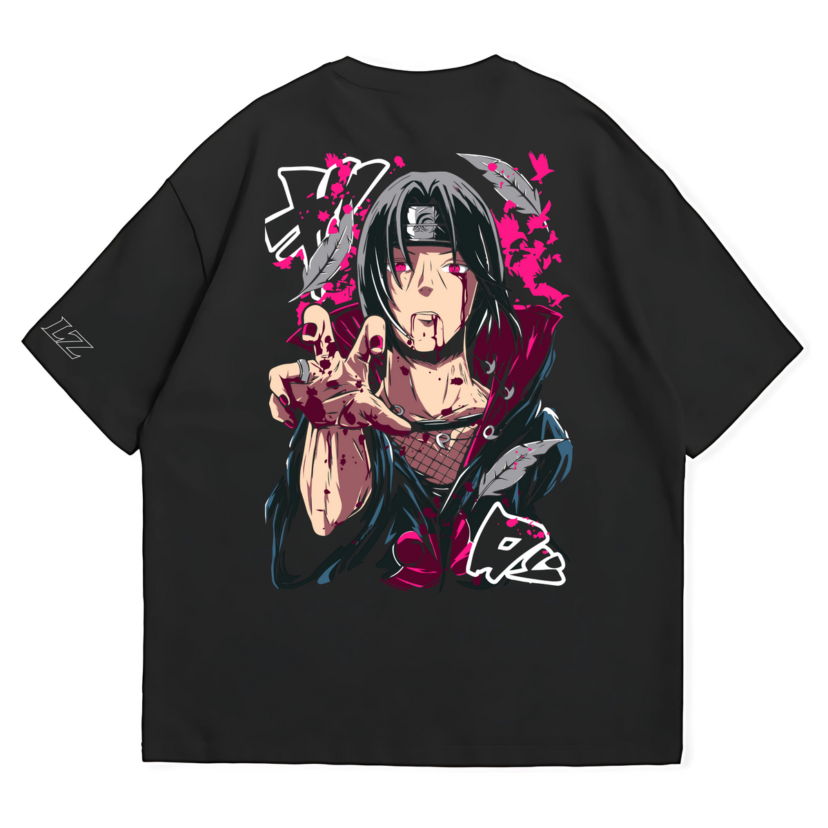 Blusa Oversized Unissex Itachi Naruto