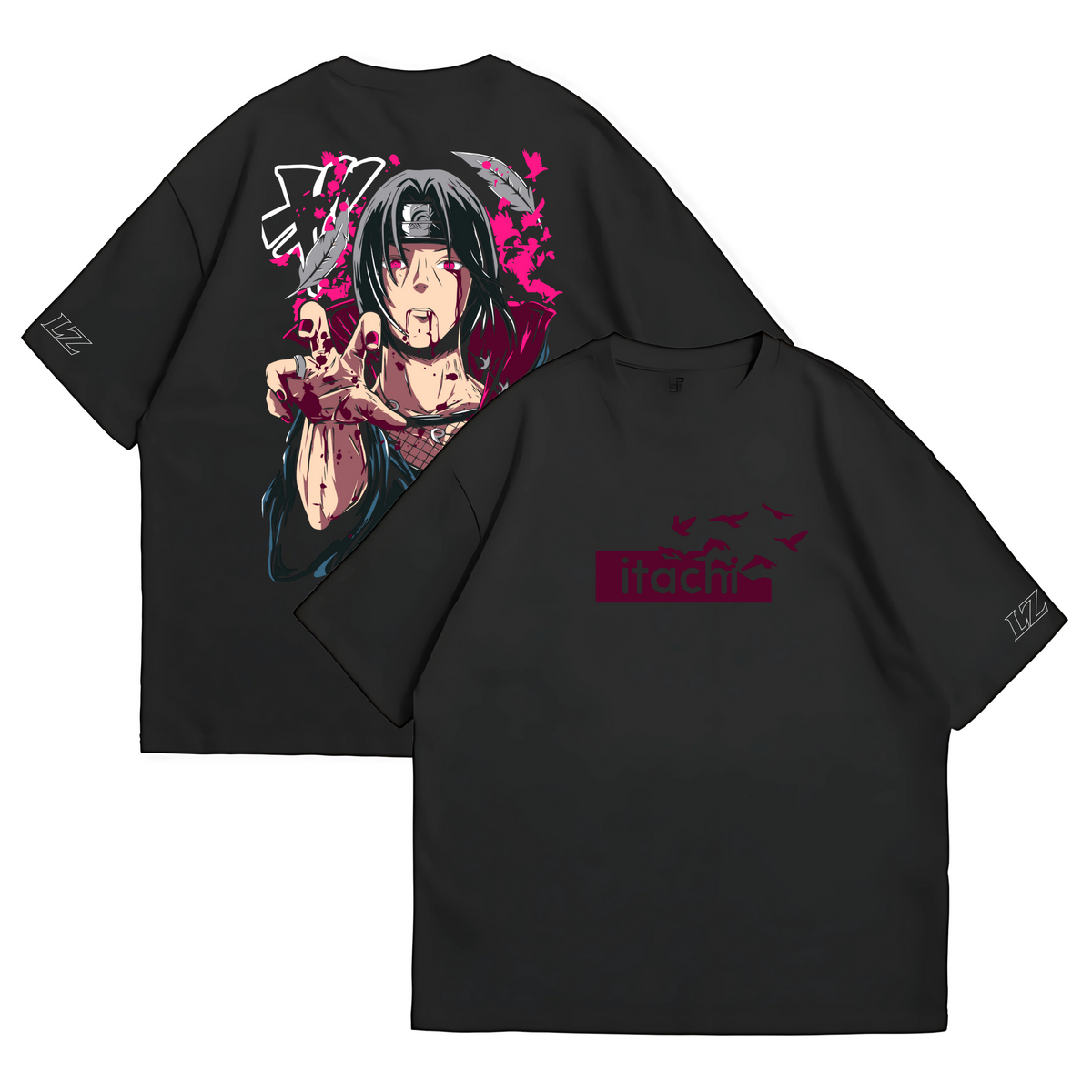 Blusa Oversized Unissex Itachi Naruto
