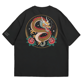 Blusa Oversized Unissex Street Wear LZ Dragão