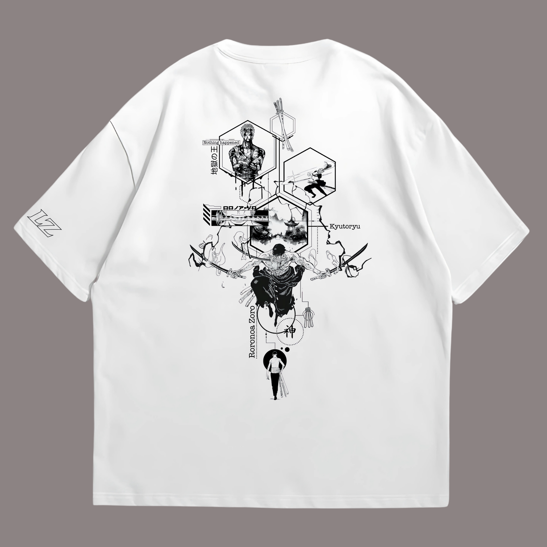 Blusa Oversized Unissex Zoro One Piece